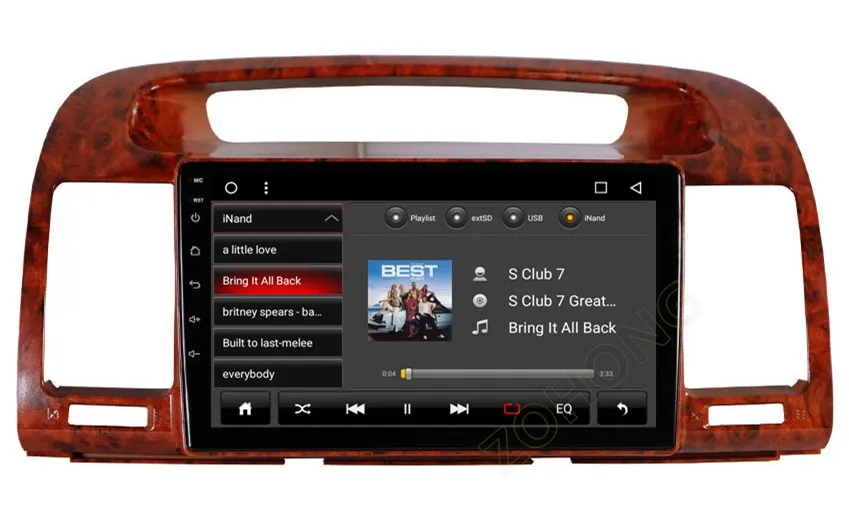 2.5D Octa 8 ядра Android автомобильный мультимедийный dvd-плеер для Toyota Camry 2002 2003 2004 2005 2006 автомобиля gps навигация Авто Радио стерео