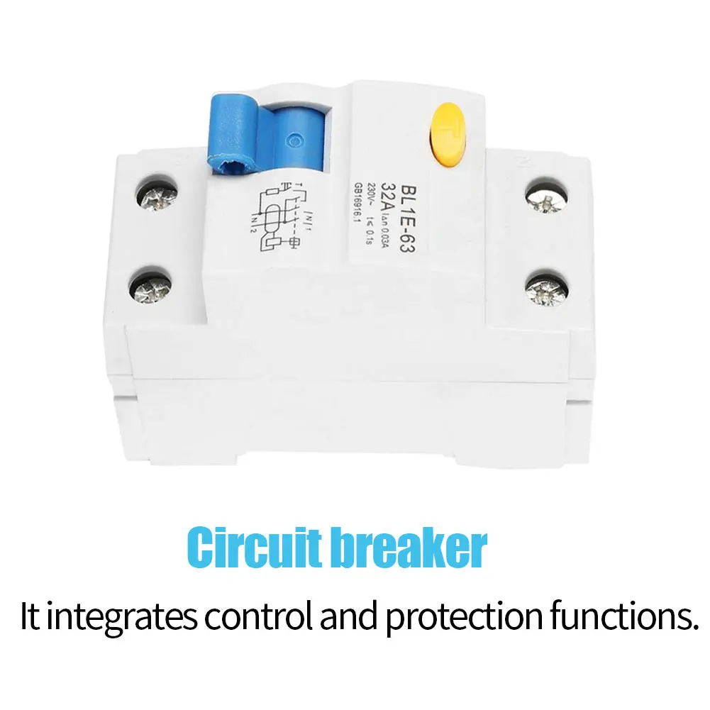 

Current Circuit Breaker Current Leakage Residual Current Device Double Pole Circuit Breaker 230V 32A Short Circuit Protection