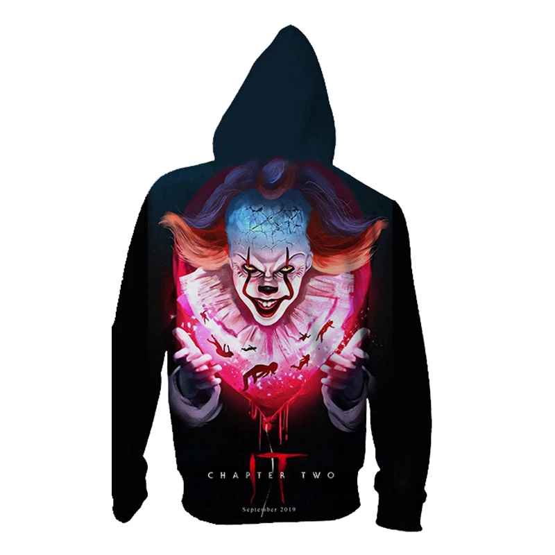 

2019 Men and women Hip Hop Funny Autumn Streetwear Hoodies Sweatshirt For Couples Clothes haha joker 3D Print Sweatshirt Hoodie