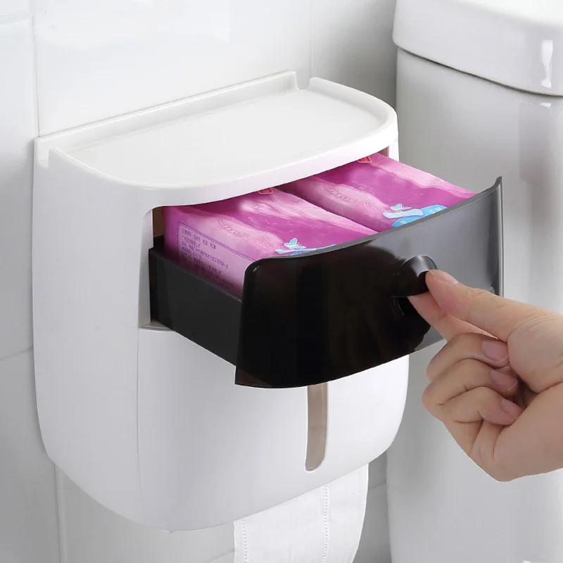 LEDFRE Пластиковый Держатель салфеток для туалетной бумаги Ванная комната двойная