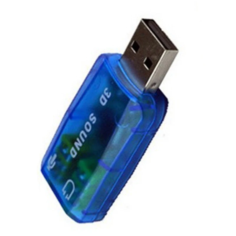 

5.1USB to 3.5mm mic headphone Jack Stereo Headset 3D Sound Card Audio Adapter PC Reliable Audio Adapter