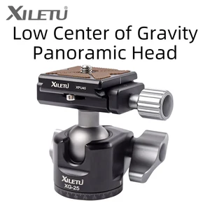 Штатив XILETU для фотоаппарата панорамная шаровая Головка 360 градусов БЫСТРОРАЗЪЕМНАЯ шаровая Головка из алюминиевого сплава шаровая Головка с винтом 14
