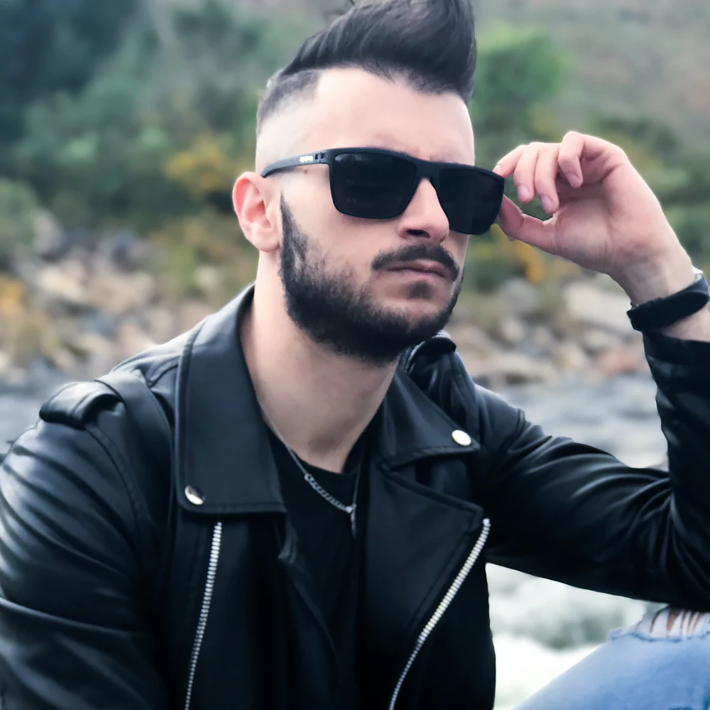 Мужские ультралегкие солнцезащитные очки BLUEMOKY поляризационные в оправе из TR90 с