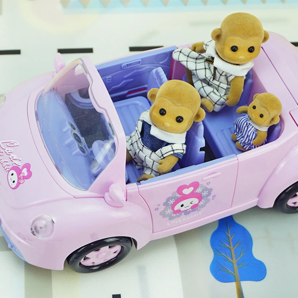 Детская машинка сделай сам игрушки 1/12 семейный лес кукольный домик Набор машинок