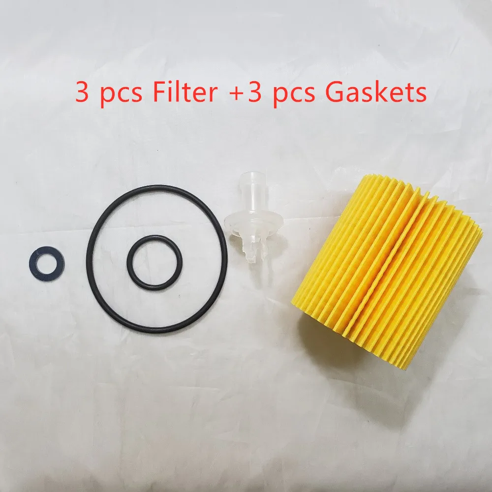 10 шт Новый масляный фильтр от изготовителя + прокладки для CAMRY HIGHLANDER RAV4 Охра AVALON