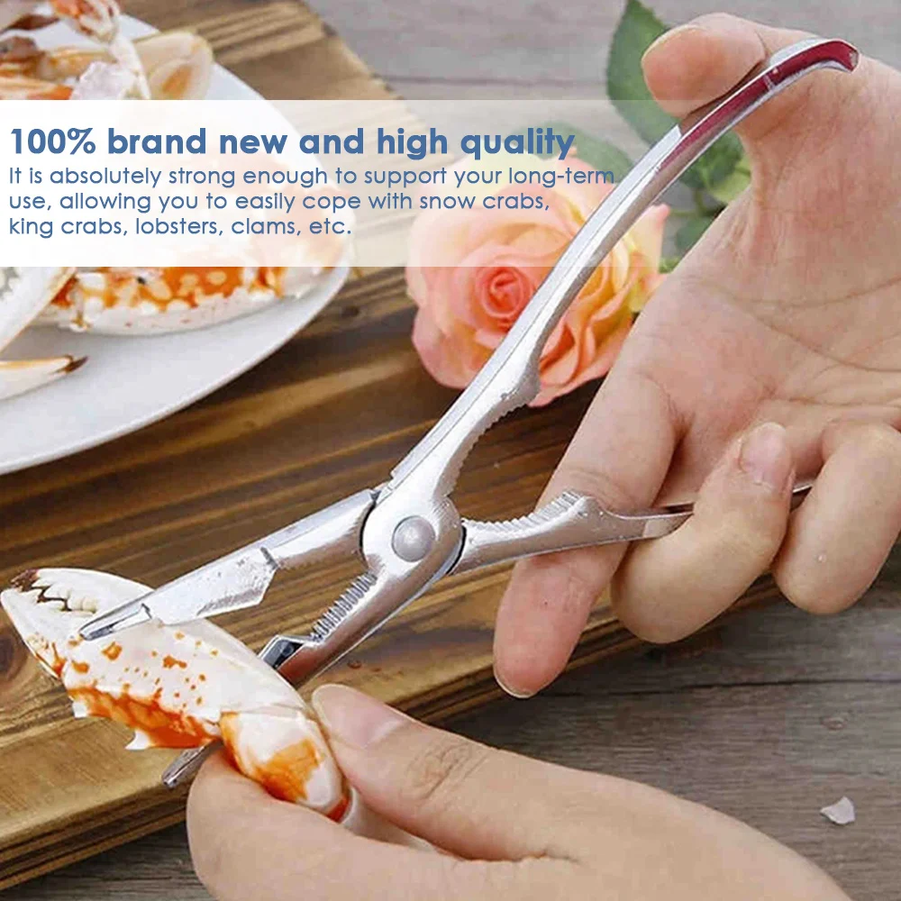 

Stainless Steel Seafood Cracker Pick Fork Set For Crab Claws Lobster Kitchen Seafood Eating Gadgets Seafood Crackers Picks Tools