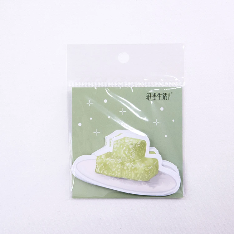 Mohamm Paper and Ink Life Note Paper TeaBreak Series Creative Fresh Message Memorandum 30PCS - Цвет: D