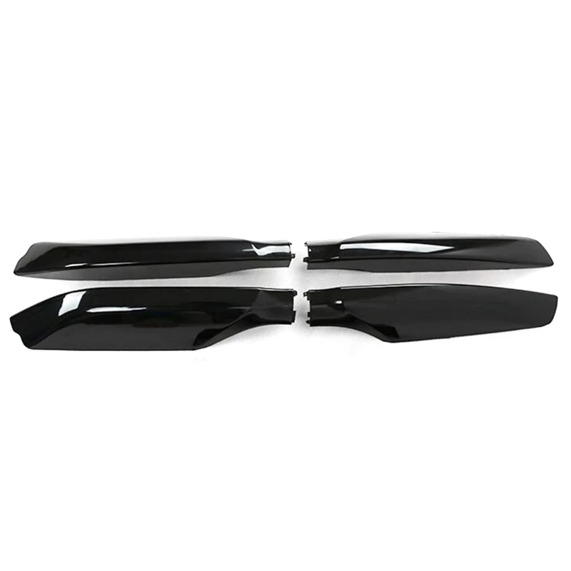 

Black Abs Roof Rack Bar Rail End Protection Cover Shell 4Pcs For Toyota Land Cruiser Prado Fj120 2003 - 2009