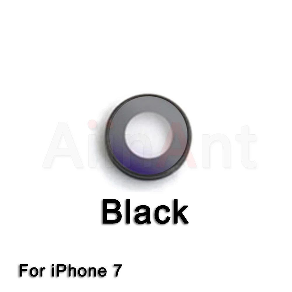 i7 Black Сапфировое стекло задняя камера Стекло кольцо для iPhone 7 8 плюс объектив камеры кольцо Крышка Замена Ремонт Запчасти - Цвет: i7 Black