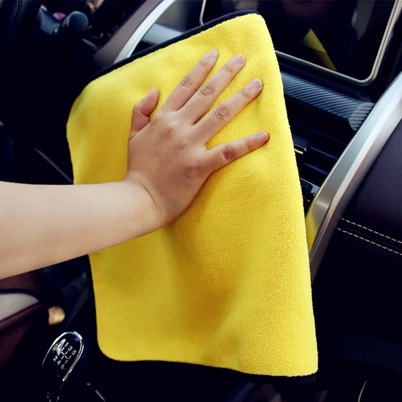 

Car Coral Fleece Auto Wiping Rags Efficient Super Absorbent Microfiber Cleaning Cloth Home Car Washing Cleaning Towels