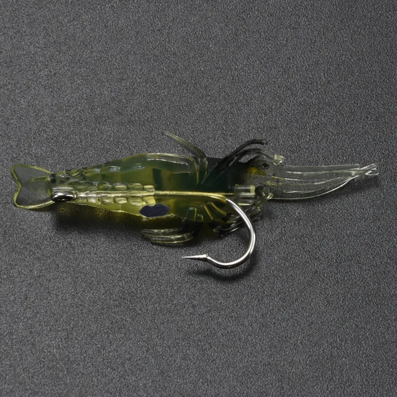 10 шт. имитация креветок креветка из мягкого материала крючок приманка рыболовные