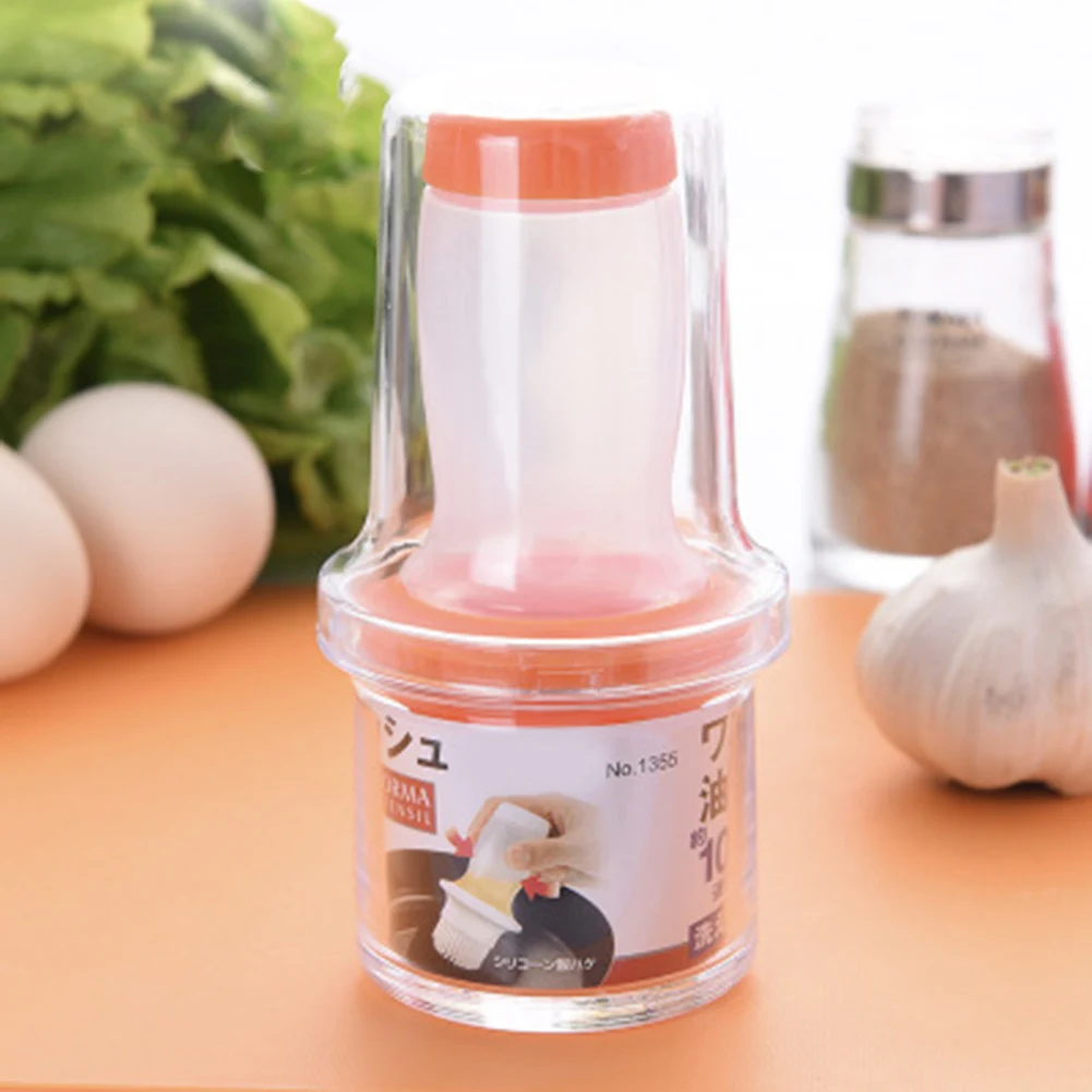

Kitchen Tools Silicone Rubber Oil Dispenser Bottle Brush Basting Flapjack BBQ Cooking Baking Pancake Bar Grill Brush Outdoors-35