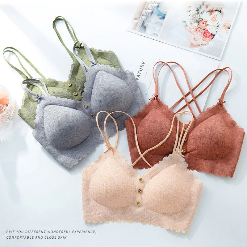 

Lace Underwear Sexy Lingerie Plus Size Bralette Female Underwear Push Up Bra Bra Without Frame Female Brassier