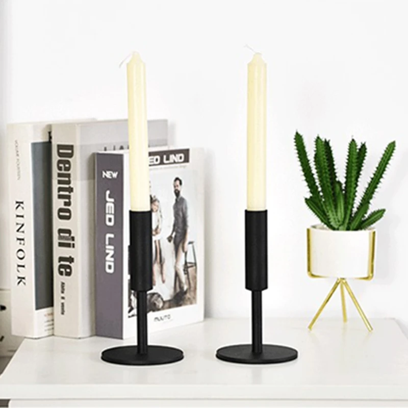 

H051 Candle Holder Candlestick Holders for Wedding Festival and Birthday Candlelight Dinner Decorative Light Home Dcor