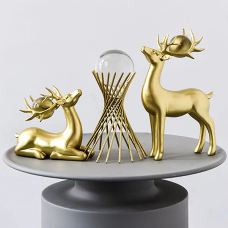 

Новый высококачественный креативный светильник, роскошные мраморные ремесла из смолы для гостиной, ТВ-кабинета, кабинета, животные, предме...