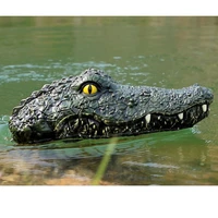 rc boat crocodile boat 2 4g remote control crocodile head pool floating crocodilian spoof toy rc boat toy simulation crocodilian