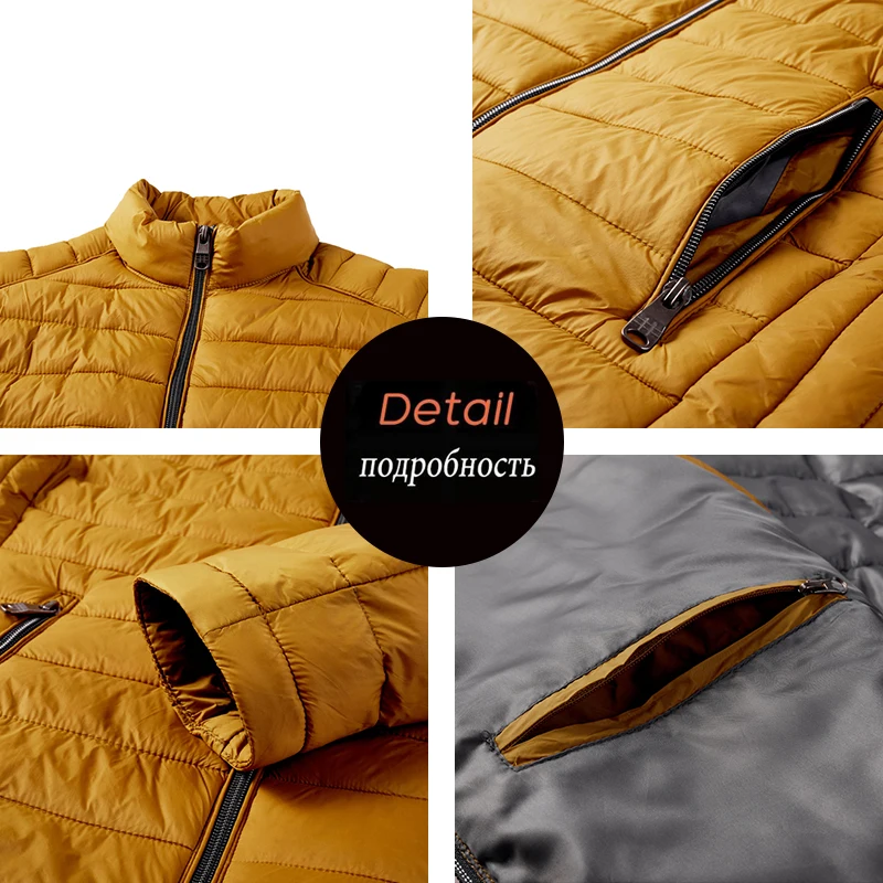 Мужская классическая теплая парка с капюшоном на осень и зиму 2021 мужская куртка