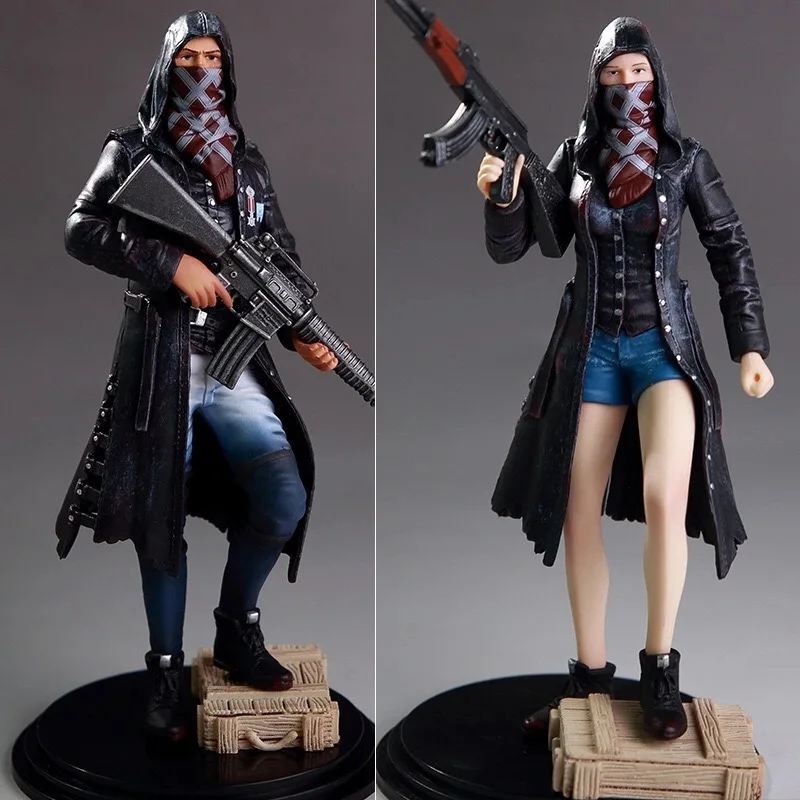 

Игровые персонажи Playerunknowns Battlegrounds PUBG, реквизит, мужская и женская модель, экшн-фигурки для косплея, коллекционная игрушка