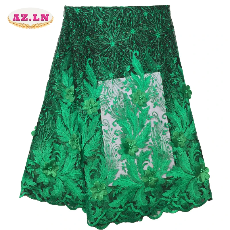 Высококачественная Женская 2019 французская кружевная ткань тюль с золотой