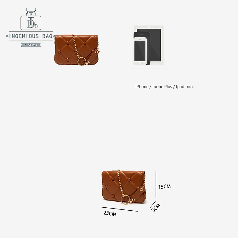 Женские сумки с клапаном Сумки из искусственной кожи женские дизайнерские