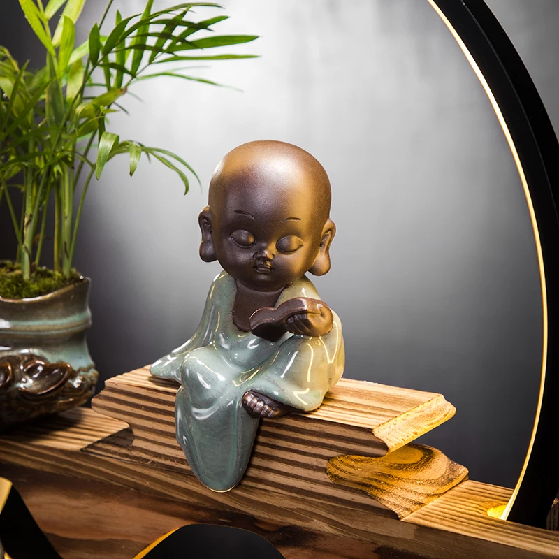 

Creative Living Room Lucky Flowing Water Ornaments New Chinese Hallway Zen Decoration Table Lamp Fountain Relocation and Opening