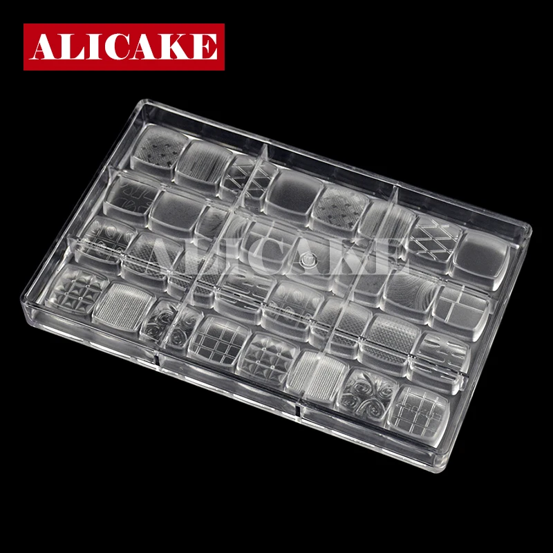 

16 Styles Polycarbonate Chocolate Mould Tools 32 Cavity Chocolate Nuggets Mold For Chocolates Form Tray Baking Pastry Tools