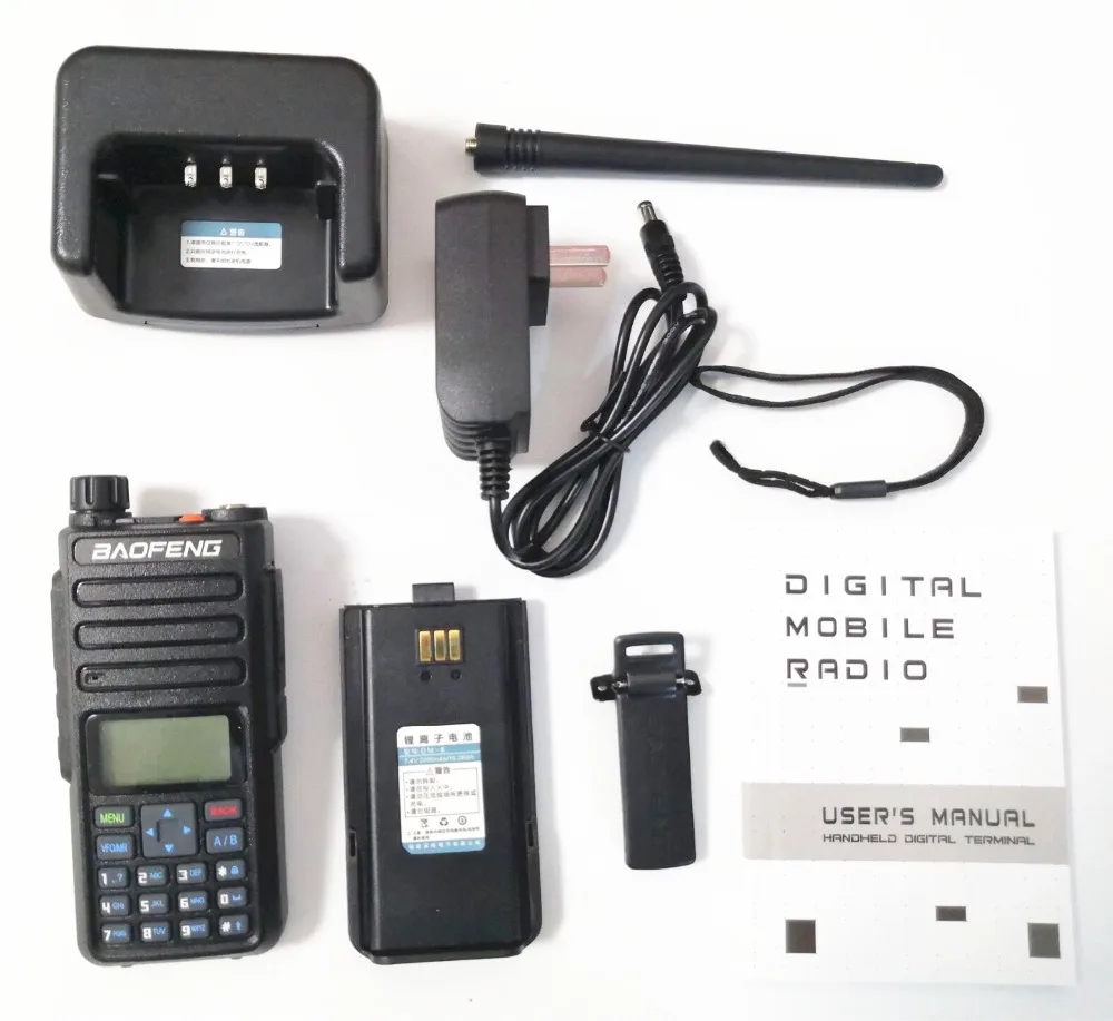 Двухдиапазонная рация Baofeng DM1801 аналоговая I & II DMR 136 174 МГц 400 470 МГц|Рации| |