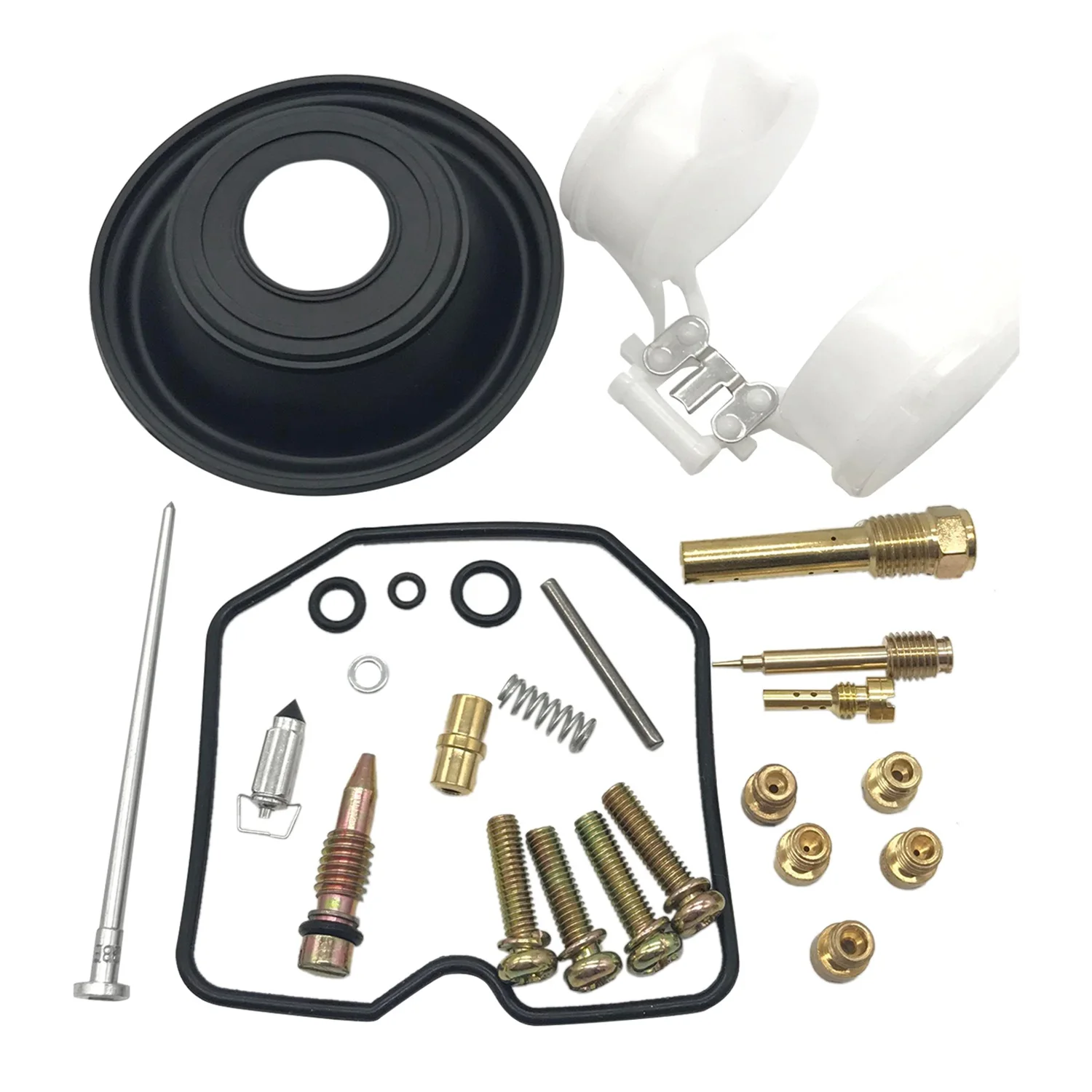 

Motorcycle Carburetor Repair Kit, Carburetor Plunger Piston Membrane for Keihin KPS EX400 1988-1996