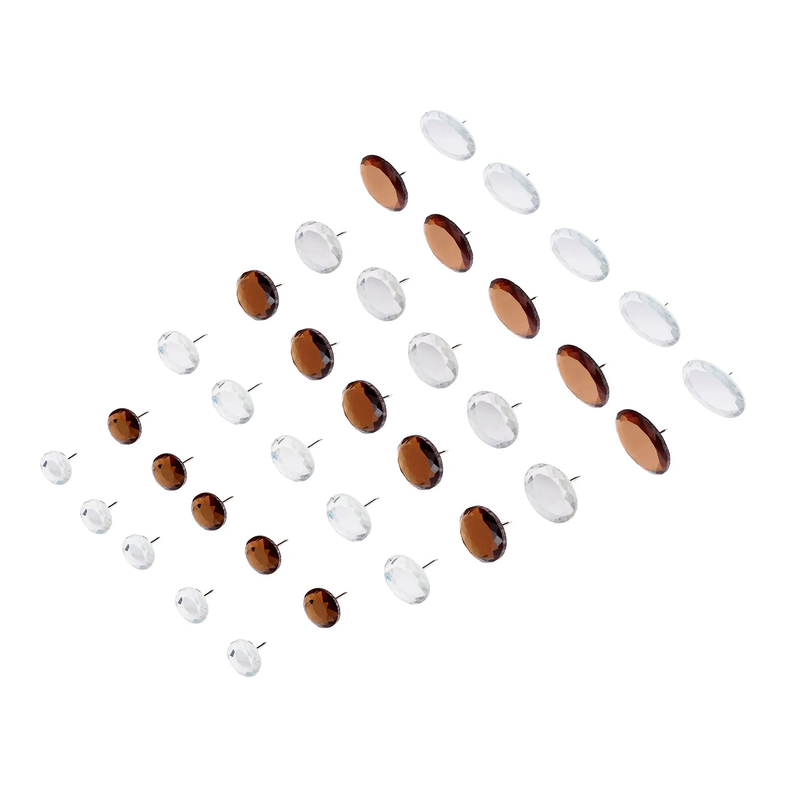 5 шт. стеклянное украшение в виде алмаза мебельные гвозди фон с имитацией