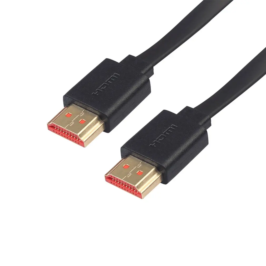 Высокоскоростной hdmi кабель плоский кабель позолоченный 3D 4K кабель 0,3 м 1 м 1,5 м 2 м 3 м 5 м 7,5 м 10 м 15 м для ТВ для PS3 проектор компьютера