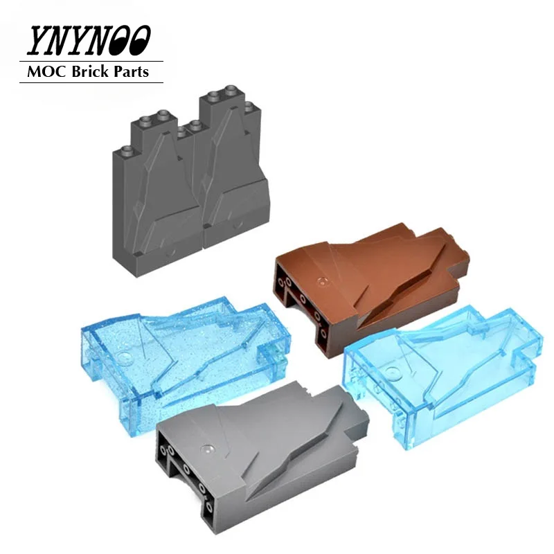 

10Pcs/Lot MOC Brick Parts Moutain Rock Panel 2x4x6 Jungle DIY Buiding Block Pieces Toy Compatible with MOC Assemble Particles