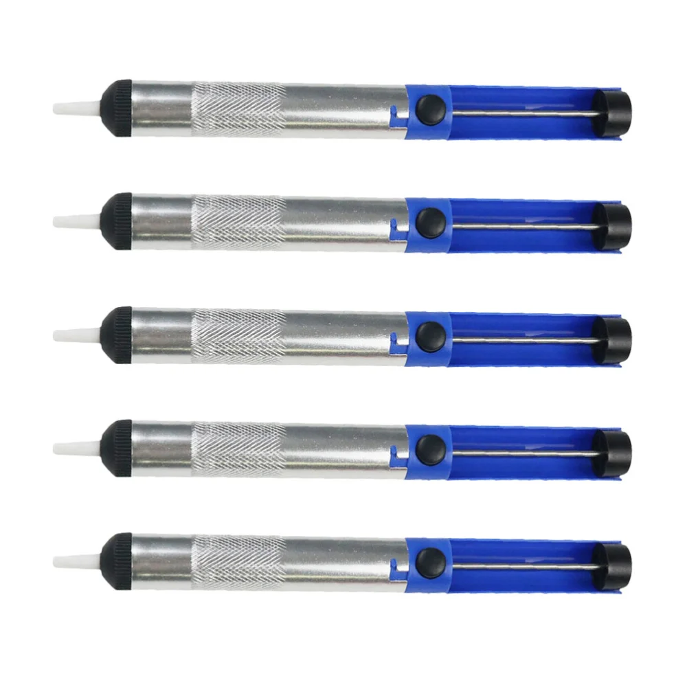 

5pcs Removal Vacuum Soldering Iron Desolder Hand Welding Tools Desoldering Pump