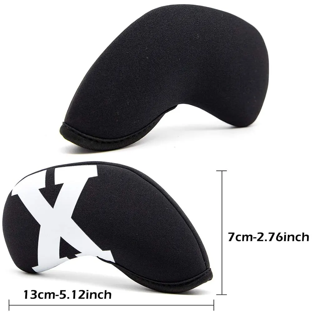 

Waterproof Neoprene Golf Club Iron Cover Golf Iron Head Covers Golf Club Iron Headovers Wedges Covers 10pc Golf Iron Head Covers