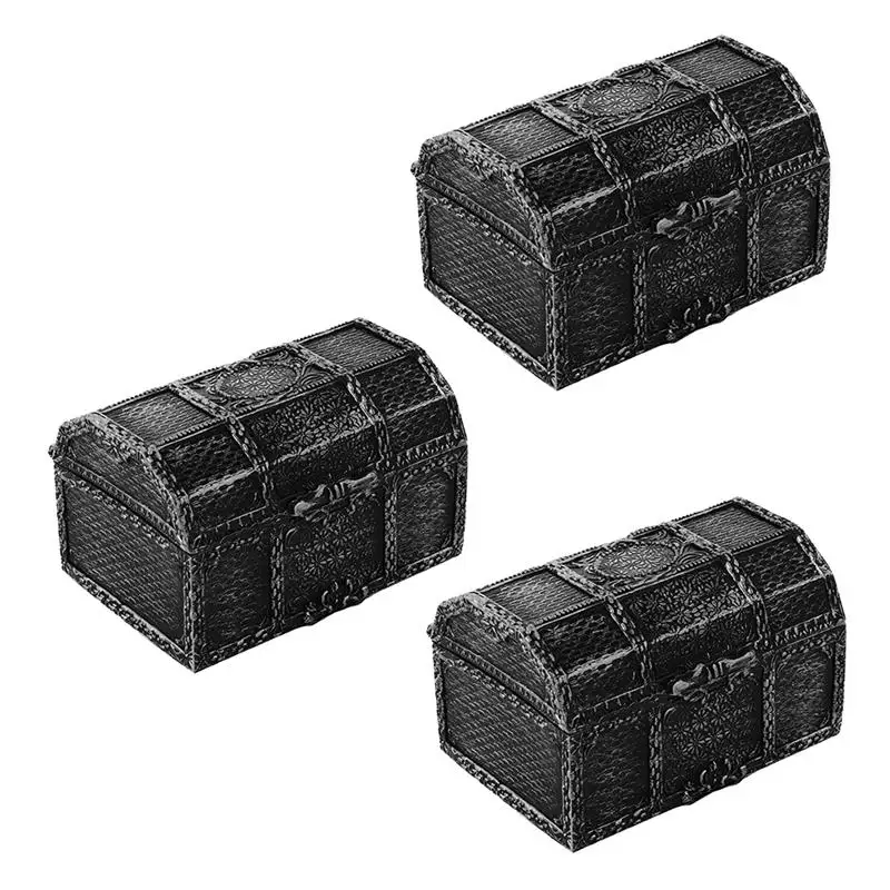 3pcs Creative Funny Practical Durable Lovely Treasure Chest Toys Storage Boxes for Children Home Kids | Дом и сад