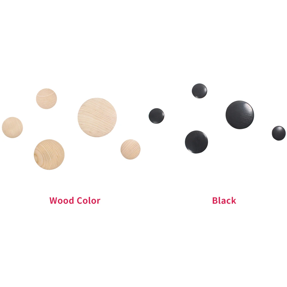 5 шт. современный набор полотенец для гостиной из твердой древесины настенный