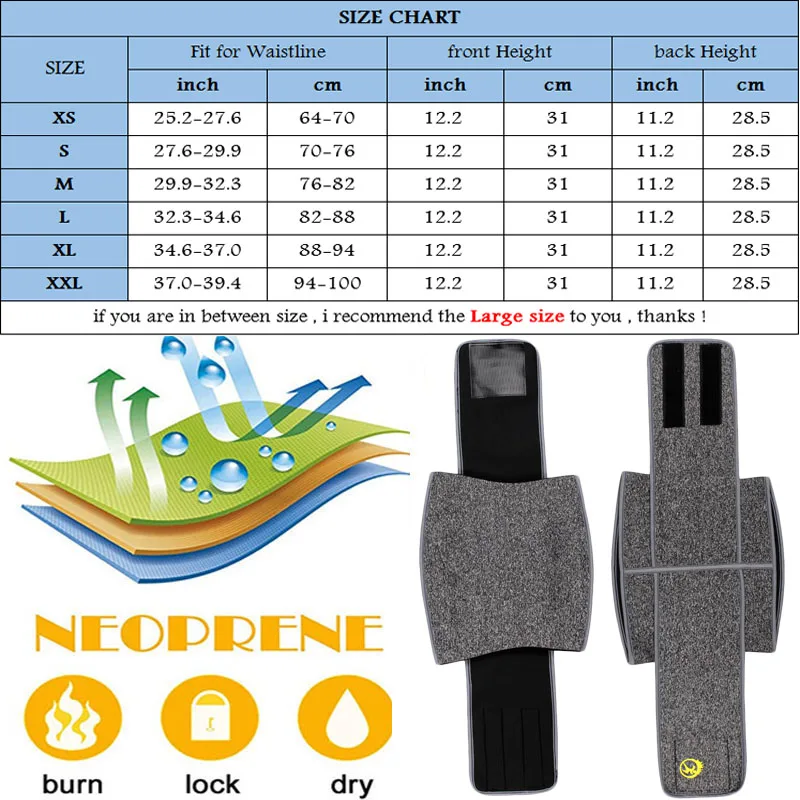 Нижнее белье NINGMI для мужчин пояс похудения неопреновый сауны | Мужская одежда
