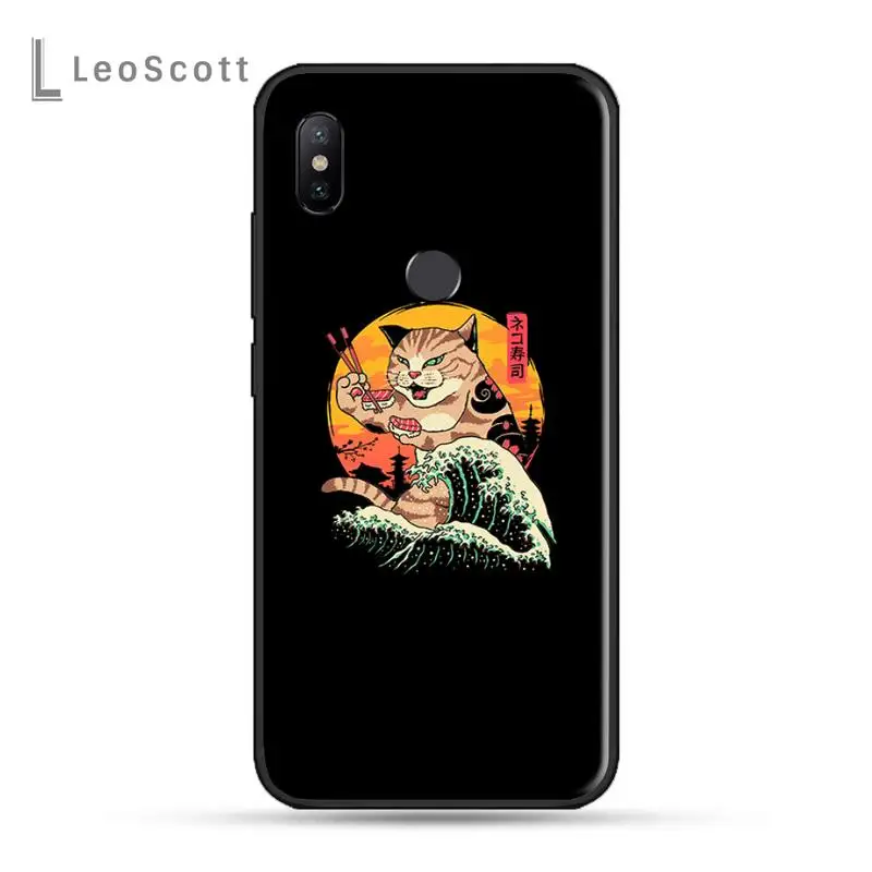 

Japanese Style Art Japan design Phone Case For Xiaomi Redmi 7 8 9t a3 9se k20 mi8 max3 lite 9 note 9s 10 pro