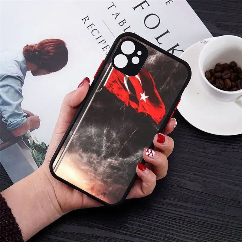 

azerbaijan national flag Phone Case matte transparent For iphone 7 8 11 12 plus mini x xs xr pro max cover