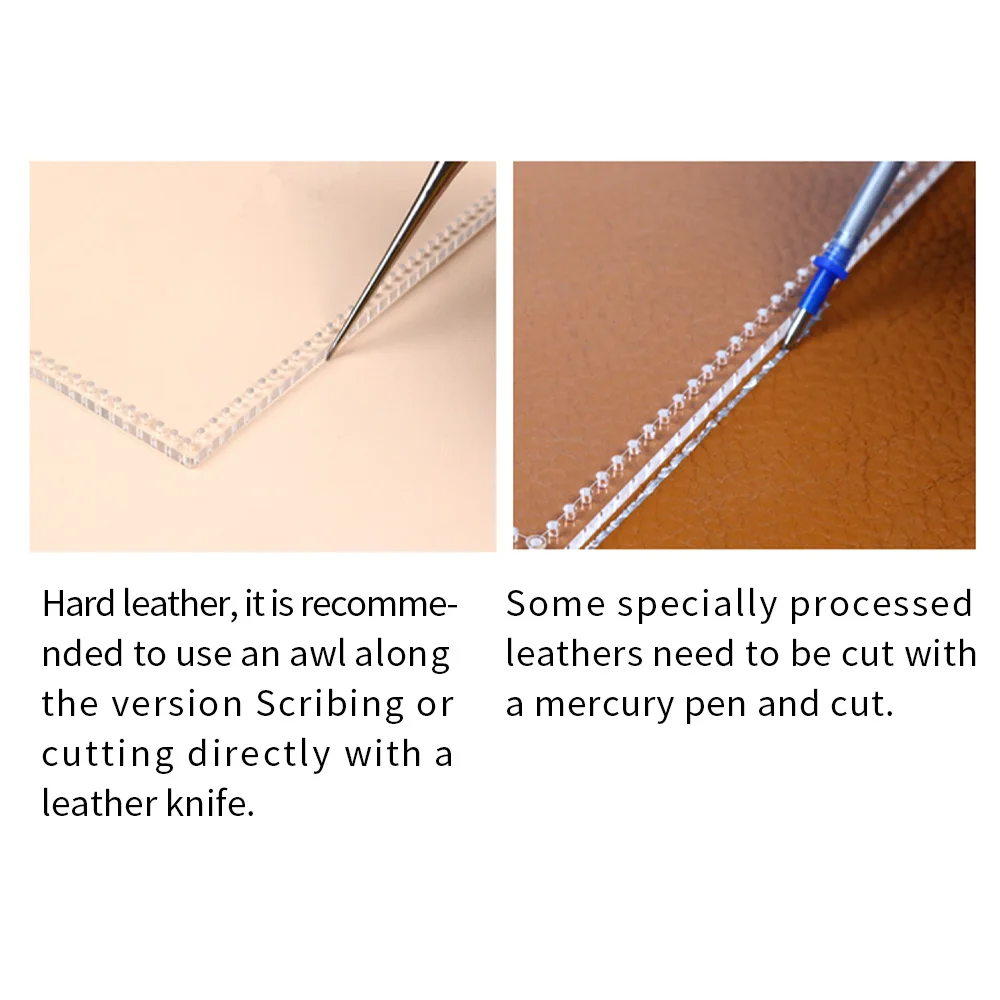 Держатель для паспорта короткий кошелек сумка акриловый шаблон бумажный гриль