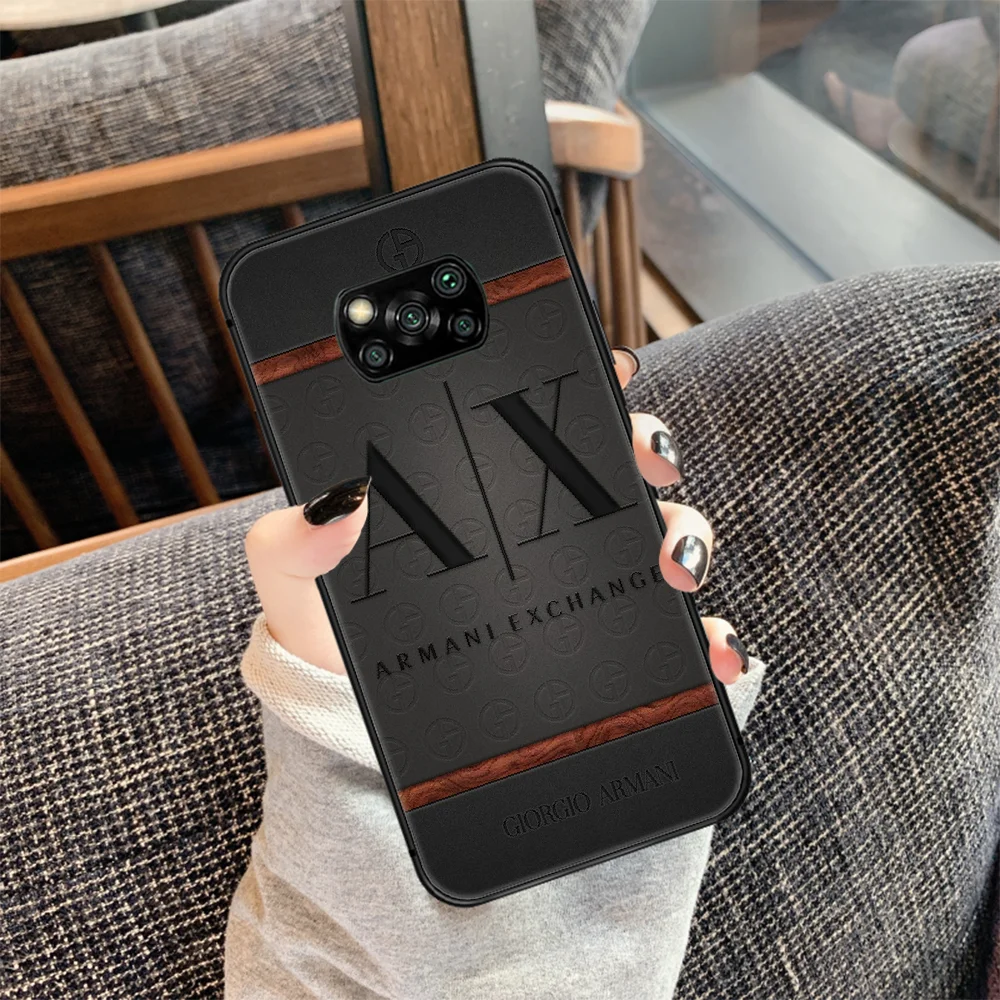 

Luxury Italian Brand Phone case Cover Hull For Xiaomi Mi A2 A3 8 9 9T Note 10 Se Lite Pro black Hoesjes Trend Coque Silicone