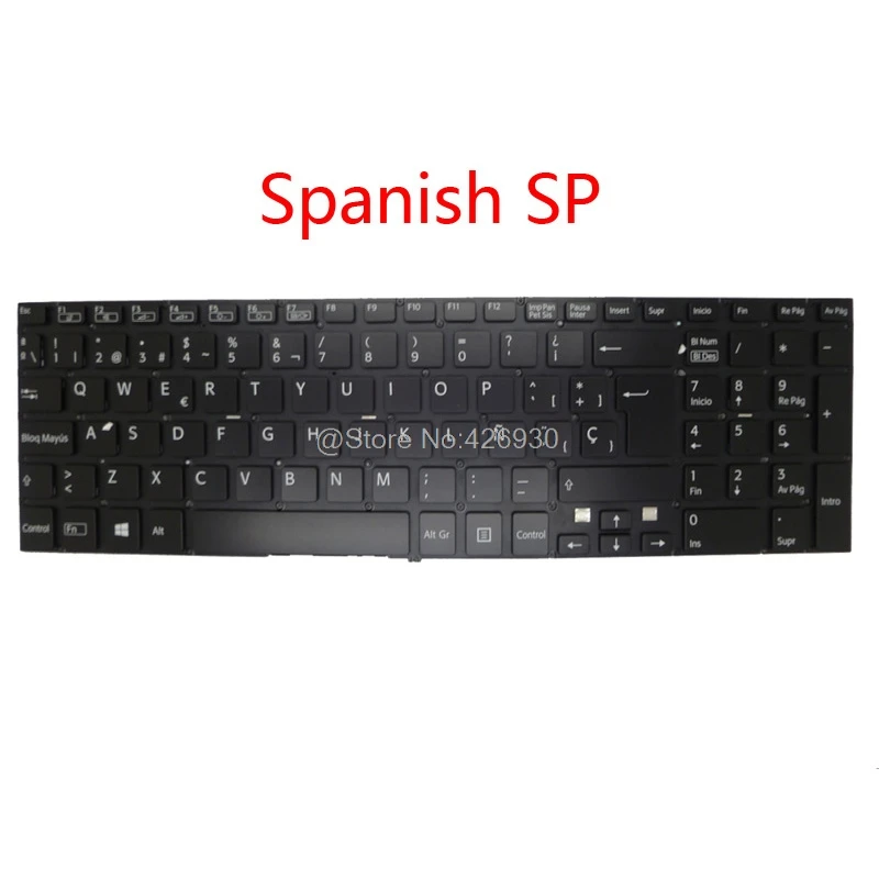 Ноутбук с подсветкой SP BG TR IT клавиатура для SONY VAIO SVF152 SVF153 149240671ES 149240611BG 149240741TR