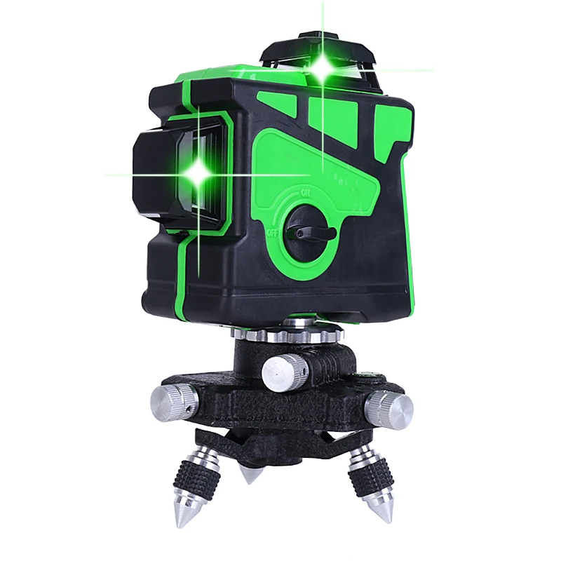 Лазерный уровень 12 линий 3D самонивелирующийся лазерный 360 градусов
