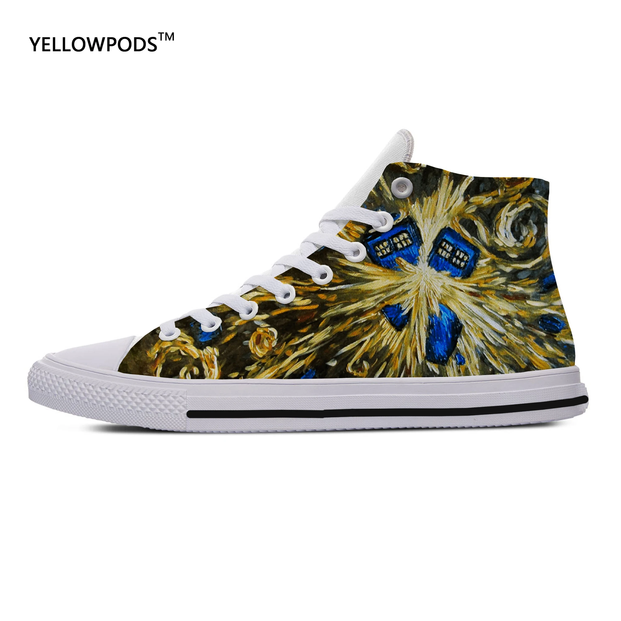 

Fashion Doctor Who The Five Doctors Women Casual Ankle Boots Print Sport Custom 2020 Sneakers Men