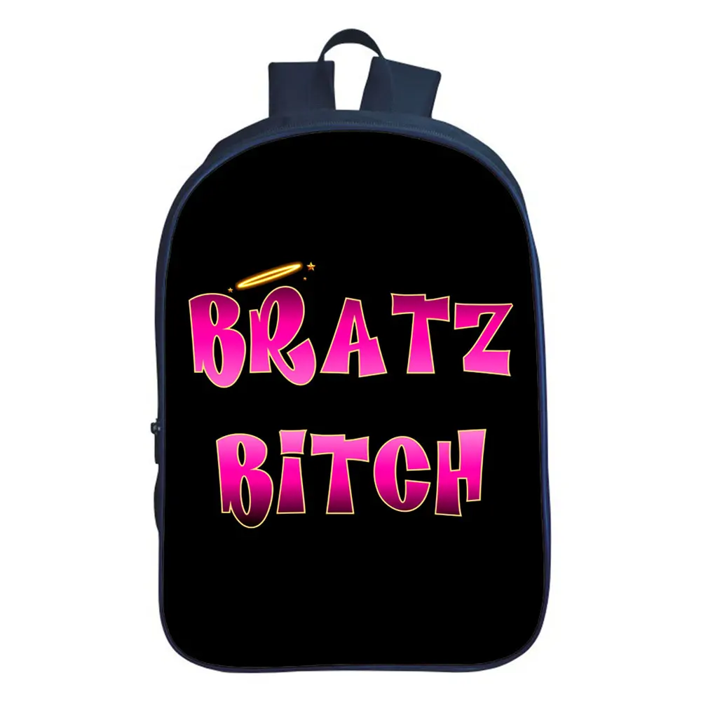 Bratz Backpack 3D Print Anime Kindergarten Mochila Boys School Bag Teens Storage Bag Travel Bags Children Rucksack
