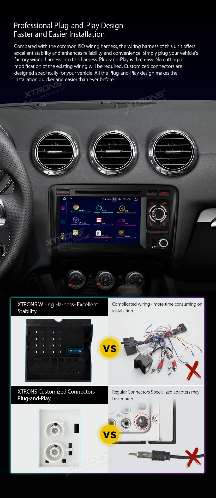 XTRONS Android 9,0 PX5 Восьмиядерный gps Навигатор Радио автомобильный dvd-плеер OBD для Audi TT MK2 8J 2006 2007 2008 2009 2010 2011 2012