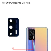 2pcs high quality for oppo realme gt neo back rear camera glass lens test good for oppo realmegt neo replacement parts