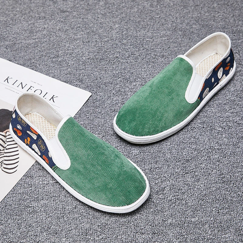

Whoholl Brand 2020 Spring Summer Men Casual Shoes Canvas Fabric Male Shallow Loafers Comfortable Breathable Light Unisex Shoes