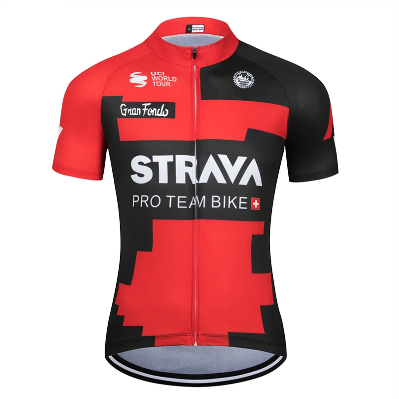 

STRAVA 2021 summer new cycling clothes short-sleeved men's mountain bike road bike bicycle quick-drying breathable cycling shirt