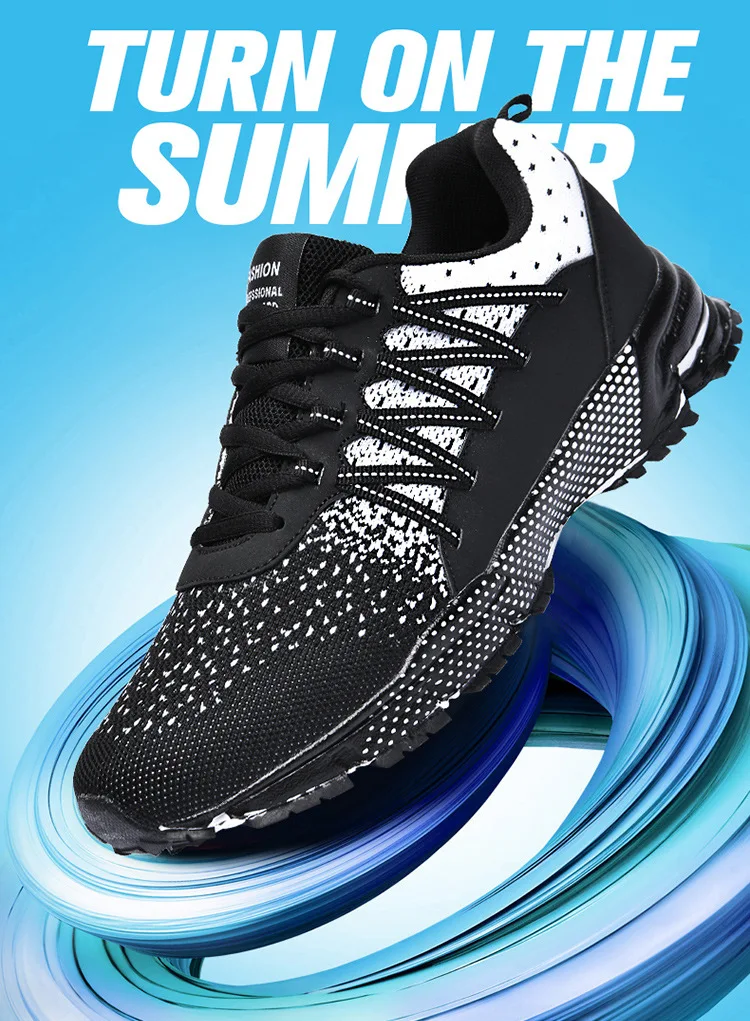 

Men Comfortables Breathable Non-leather Casual Lightweight Running Wear-resistant Gym Shoes Sneakers Jogging Zapatillas hombre