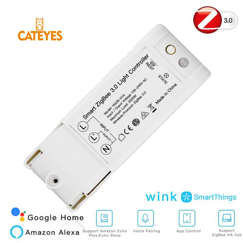 Cateyes автоматический пульт дистанционного управления умный переключатель Zigbee 3 0